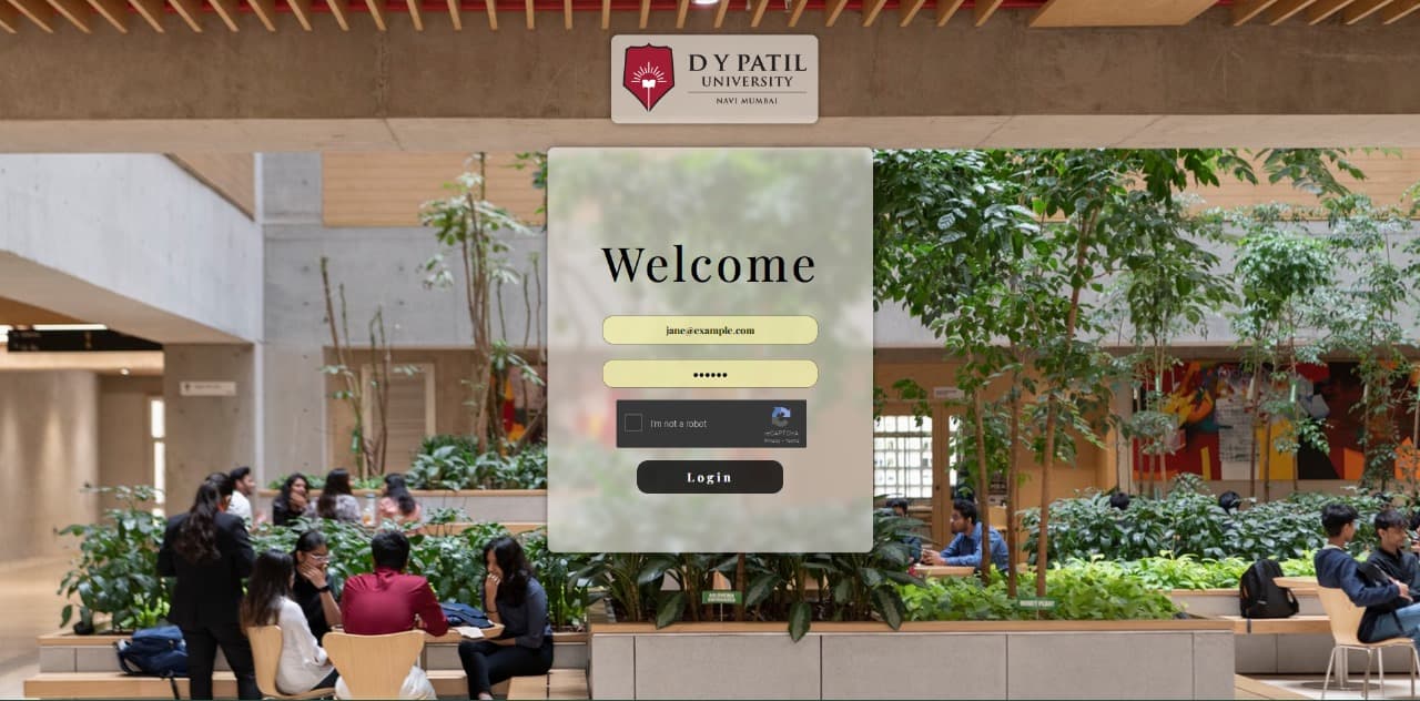 College Fee Payment Portal screenshot 1