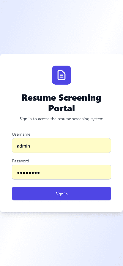 AI Resume Screener screenshot 5